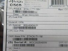 Cisco STACK-T1-1M StackWise-480 Stacking Cable picture