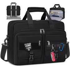 Tactical Laptop Bag 17.3 Inch Waterproof Large Case for Work Office Travel picture