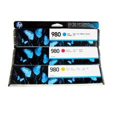 3pk Genuine HP 980 Color Ink Cartridges X585 X555 X585dn X585f X585z X555dn picture