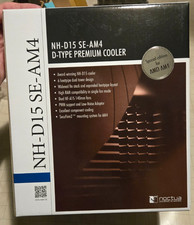 Noctua NH-D15 SE-AM4 AMD Heatsink Fan Cooler Ryzen Dual Tower Heatpipe picture