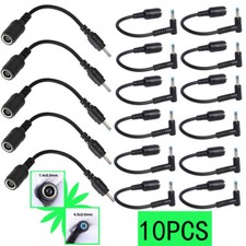 10x 7.4mm 5.0mm To 4.5mm 3.0mm For HP DC Power Charger Converter Adapter Cable picture