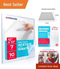 Flexible Clear Acetate Sheets 12
