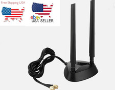 WiFi 6 6E Tri-Band Motherboard WIFI Boost Antenna up to 6GHz Magnetic Base Lot picture