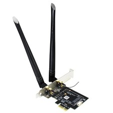 GLOTRENDS WA01 M.2 E Key to PCIe X1 WiFi Bluetooth Adapter for M.2 WiFi 4/5/6/6e picture