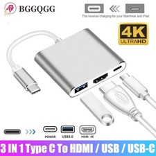 3 in 1 USB-C To USB 4K HDMI PD Adapter Converter Compatible Splitter for Samsung picture