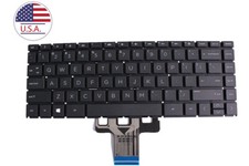 New For HP 14-FQ0013DX 14-fq0022od 14-fq0036cl 14-FQ0025OD Laptop Keyboard Black picture