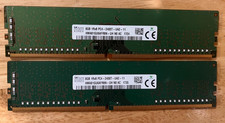 SK hynix 16GB (2x 8GB) DDR4 PC4-2400T Desktop RAM HMA81GU6AFR8N-UH picture