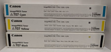 Canon Genuine imagePRESS T07 Toner Bundle for C170, C165, C262, C270 picture
