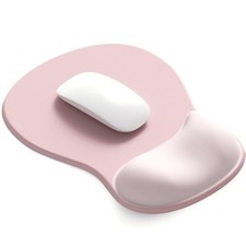 DEMON CHEST ErgoComfort Gel Wrist Rest 10.2L x 7.9W inches, 02Pink Serenity picture