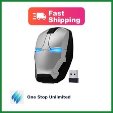 ECOiNVA Wireless Iron Man Mouse Silver picture