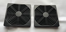 Two (2X) 120mm Fan Grills and Dust Filters With Plastic Finger Latch Design picture