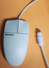Vintage ca 1996 Microsoft Basic Mouse Trackball PS/2 X03-69945 - Tested picture