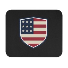 Mouse Pad-American Flag Shield  | Patriotic USA Desk Accessory picture