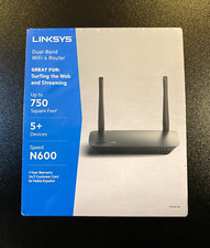 Linksys E2500-4B N600 Dual-Band Wi-Fi 4 Router 5+ Devices NEW SEALED #035 picture
