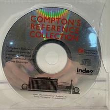 Comptons Reference Collection CD-ROM 1995 Vintage PC Software Intel Indeo Video picture