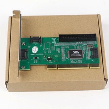 ONE New 3 Port SATA + IDE Serial HDD ATA PCI Card VIA VT6421A picture