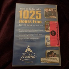 Vintage, Rare, AOL V7.0 America Online CD-ROM, New Factory-Sealed Gateway AOL picture