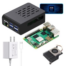 TRASKIT Basic kit for Raspberry Pi 5 2GB RAM,27W PD Power P5 2G-case picture