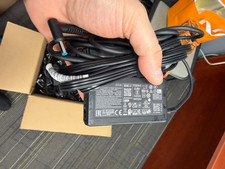 Lot of 40 OEM HP 65W Blue Tip AC Adapter 19.5V 3.33A Laptop Charger TPN-AA04 picture