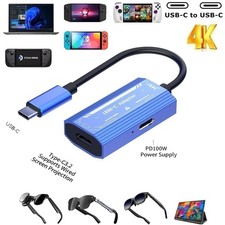 2-in-1 USB-C Adapter AR Smart Glasses 4K 60Hz Video Output 100W PD Fast Charging picture