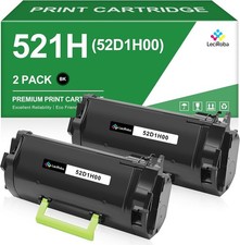 521H 52D1H00 Toner 2 Pack for Lexmark MS710 MS810 MS811 25000 Yield picture