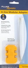 Fluke Networks 4-Wire In-Line Modular Adapter (10210100) picture