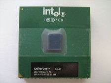 Intel Celeron CPU MicroProcessor SL4NX 600/128/66/1.7V BX80526F600128 picture