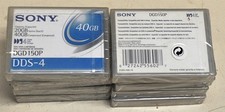 SONY DDS-4 40GB compressed DATA CARTRIDGE QUANTITY 4 BOX SCHOOL SURPLUS picture