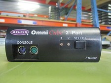 Belkin OmniCube F1D092 2-Port PS/2 KVM Switch Keyboard Video Mouse 1600 x 1200 picture
