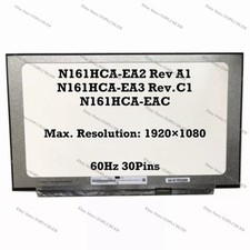 N161HCA-EA2 Rev A1 fit N161HCA-EA3 Rev.C1 N161HCA-EAC FHD 30 Pins IPS LCD Screen picture