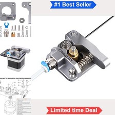 Metal 3D Printer Extruder Upgrade Aluminum Alloy 1.75mm Filament Feeder for picture