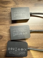Lot of 3 Genuine Microsoft Surface Display Adapters Models 1820 & 1554 OEM picture
