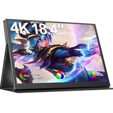 UPERFECT 18.4 Inch 4K Portable Monitor Gaming Monitor Display with Leather Case picture