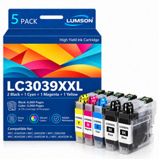LC3039XXL Ink Cartridges 5 Pack High-Yield Compatible for MFC-J6545DW J6945DW picture