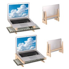 2 Pack Dual-Use Vertical Laptop Holder, Koi-shaped picture