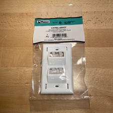 Panduit CFPSL4WHY Classic Sloped Faceplate 4-Port White picture