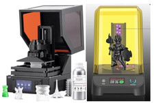 Monoprice MP Mini SLA LCD Resin 3D Printer & Geeetech Wash and Cure Station NEW picture