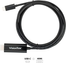 VisionTek USB-C to High Speed HDMI 2.0 Active 2 Meter Cable, Male to Male picture