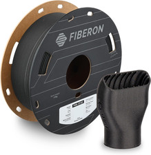 Fiberon PA6-CF20 Carbon Fiber Nylon Filament 1.75mm, Black, 0.5kg picture