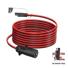 7 Pin Trailer Plug to SAE Adapter Cable 10AWG for RVs 10FT picture