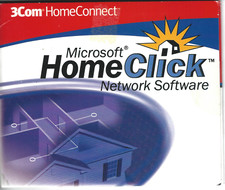RARE MICROSOFT 3COM HOMECLICK NETWORK SOFTWARE + WINDOWS 98 SE UPGRADE +MS GAMES picture
