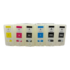 6 EMPTY REFILLABLE INK CARTRIDGES canon ipf 670 680 685 770 780 785 pfi 107 ARC picture