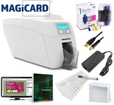 Magicard 300 ID Card Thermal Printer with Software Ribbon and Supply Bundle   PL picture