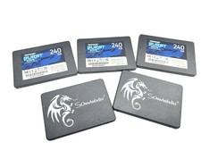 Lot Of (3) Patriot Burst Elite 240GB & (2) Somnambulist 240G SSD 2.5 inch picture