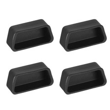 Silicone VGA Port Anti-Dust Stopper Cap Cover for DB9, RS232 Black,10pcs picture