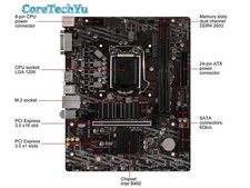 MSI MPG B460M-A PRO B460M BOMBER LGA1200 B460 DDR4 MATX Motherboard 10TH Tested/ picture