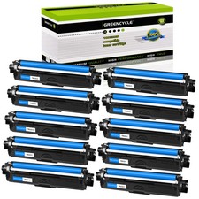10PK TN221 TN225 Cyan Toner Fits for Brother HL-3180CDW DCP-9020CDN DCP-9020CDW picture