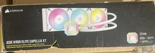 Corsair iCUE H150i ELITE CAPELLIX XT White 360mm RGB Liquid CPU Cooler picture