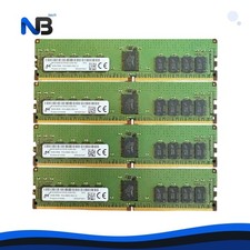 Micron 64GB 4x16GB DDR4-2666 ECC RDIMM PC4-2666V MTA18ASF2G72PDZ-2G6E1 picture