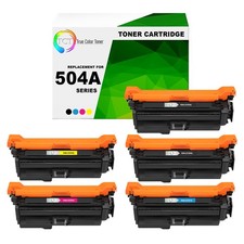 TCT 5PK 504A Toner Set CE250A CE251A CE252A CE253A For HP LaserJet CP3525 CM3530 picture